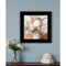 Homeroots Table Bouquet 2 Black Framed Print Wall Art 407877 - alternate 3
