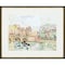 Homeroots Paris Le Place Dauphine Framed Art Black Picture Frame Print Wall Art 416311 - alternate 1