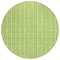 Homeroots 8' Lime Green And Ivory Round Striped Washable Indoor Outdoor Area Rug 595879 - alternate 7