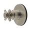 Kingston Brass Single-Handle Six-Way Diverter Valve with Round Trim Kit, Brushed Nickel KS4038DX - alternate 1