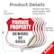 Signmission Private Property Shield Sign Beware Of D, 6 inch X 6 inch, Vinyl Decal, 5PK SHI-D-5PACK-6-440 - alternate 4
