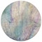 Homeroots 8' Round Beige Blue and Gray Round Abstract Washable Non Skid Indoor Outdoor Area Rug 559564 - alternate 8