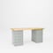 Pucel Door & Drawer Cabinet Bench, 72 in W x 30 in D x 34 in H, Black CDB-3072-W - alternate 1