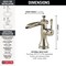 Delta Single Handle Channel Bathroom Faucet 598LF-PNMPU - alternate 3