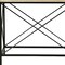 Homeroots 33in Distressed White Solid Wood Two Door Floral Carved Wine Cabinet 489015 - alternate 3