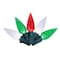 Celebrations Classic LED C6 Red/Green/Pure White 100 ct String Christmas Lights 24.75 ft. 11-04020A - alternate 1