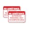 Signmission No Admittance Authorized Personnel Only In Dumpste, 12'' X 18'' 2 Signs, Heavy Gauge Aluminum, 2PK A-1218-2PACK-25109 - alternate 1