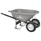 Corona Tools 6 Cu. Ft. Poly Wheelbarrow, Steel Handles, Dual Wheel Flat Free Tires WB12166 - alternate 1