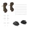 Quiet Glide 9.92 ft. Maple No Wheel Bronze Hook Removable Ladder, 12 ft. Rail QG.330-10MA-12-H.07 - alternate 8
