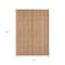 Homeroots 8' X 10' Rust Beige And Linen Striped Washable Indoor Outdoor Area Rug 616409 - alternate 7