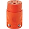 Leviton 15A 125V 3-Wire 2-Pole Residential Grade Cord Connector 012-515CV-0OR - alternate 2