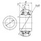Ntn Radial Ball Bearing, DS211TTR23 Industry Number, Double Sealed Closure, Alloy Steel DS211TTR23 - alternate 2