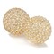 Homeroots Set Of Two 5" Gold And Faux Crystal Bling Spheres, 2PK 383757 - alternate 3