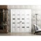 Sartodoors Sliding Closet Double Bi-fold Doors White Solid Core Modern Interior QUADRO4113DBF-WS-96 x 84 (4* 24x84) - alternate 4