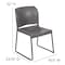 Flash Furniture Gray Plastic Stack Chair RUT-238A-GY-GG - alternate 7