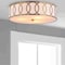 Jonathan Y Aria 3-Light 15.5" Metal LED Flush Mount, Brass JYL3503A - alternate 13