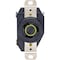 Leviton 20A 125V Black Industrial Grade L5-20R Locking Outlet Receptacle 065-2310-000 - alternate 2