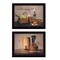 Homeroots Set Of Two Amazing Grace Americana Black Framed Print Wall Art, 2PK 405879 - alternate 5