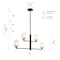Vidalite Seren 4-Light Matte Black Pendant With Handmade Glass Shades, Modern Style Pendant Chandelier Light CE1013062 - alternate 8