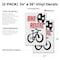 Signmission Bike Rental, Vinyl Decals Only 24 Inch x 36 Inch, Vinyl Decal, 2PK DSB-2436-2PACK-Bike Rental - alternate 2