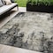 Homeroots 5' X 8' Black Ivory And Beige Abstract Washable Indoor Outdoor Area Rug 612305 - alternate 1