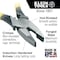 Klein Tools 9 3/8 in Linemans Plier High Leverage w/ Wire Crimper, Steel D213-9NE-CR - alternate 9