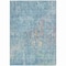 Homeroots 9' X 12' Blue Abstract Washable Indoor Outdoor Area Rug 607864 - alternate 7