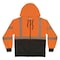 Ergodyne M Orange Type R Class 3 Performance Hi-Vis Zip-Up Hoodie 8318BK - alternate 1