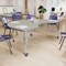 Flash Furniture Commercial Adjustable Height Kidney Activity Table with Locking Casters-LTGY XU-A4872-KIDNY-LTGRY-T-A-CAS-GG - alternate 7