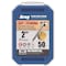 Kreg No. 8 X 2 in. L Square Zinc-Plated Coarse Pocket-Hole Screw 50 pk SML-C2 - 50 - alternate 1
