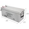 Upg Sealed Lead Acid Battery, 12 V, 180Ah, UB4D, L4 L Type Tab Terminal, GEL Type 40701 - alternate 6