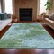 Homeroots 10' X 14' Sage And Denim Blue Abstract Washable Indoor Outdoor Area Rug 630656 - alternate 7