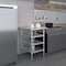 Amgood 30in D x 24in L Stainless Steel Table, Three Undershelves AMG WT-3024-3SH-Z - alternate 7