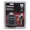 Prosource High Security Padlock, Shrouded Shackle, 1/2 in Dia Shackle, 1-1/2 in H Shackle, Steel Shackle, Black HD-PX065 - alternate 3