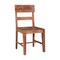 Homeroots Set of Two Brown Wood Ladder Back Dining Side Chairs 522054 - alternate 7