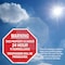 Signmission Warning This Property Is Under 24 H, 10 inch X 10 inch, Plastic Sign, 2PK OC-P-2PACK-10-318 - alternate 6