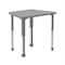 Correll Trapezoid 32 in W, 22 in L, 25 in to 35 in H, Particleboard, Gray Granite AD2232TF-TRP-15-13-13 - alternate 1