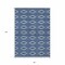 Homeroots 8' X 10' Navy Blue And Ivory Geometric Washable Indoor Outdoor Area Rug 599643 - alternate 7
