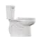American Standard Complete Toilet, Elongated Bowl, 1.6 gpf Flush, 12 in Rough-In, 16-1/2 in H Rim, White 736AA001.020 - alternate 6