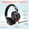 Delton Wireless Active Noise Cancelling Bluetooth Stereo  Computer Headphones/Headset, Black M320 - alternate 8