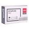 Deli Staples, 1000pcs, Rust-Resistant, Easy to Penetrate, 1000PK E0012S - alternate 3