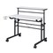 Homeroots Adjustable White Wood and Stainless Steel Writing Desk 723745 - alternate 8