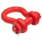 Mytee Products 1-1/2 inAnchor Shackle Forged Carbon Steel w/Safety Screw Pin 34,000lbs WLL, 2PK SHACKLE-ANCHOR-BT-112x2 - alternate 7