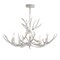Jonathan Y Eldora 30" 5-Light Rustic Farmhouse Adjustable Resin Antler LED Chandelier, White JYL6300B - alternate 13