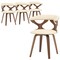 Leisuremod Klyne Swivel Leather Dining Chair with Poplar Wood Frame, 4PK KCWN-22TP4 - alternate 1