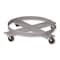 Pucel Steel Drum Dolly, 30-1/2 inOverall Diameter, 4 in Floor Clearance, Rubber Casters, Gray #82-R - alternate 1