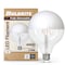 Bulbrite LED Filament, 6 Watt Dimmable G40 Light Bulb, Half White Finish, E26 Base, 2700K 500 Lumens, 2PK 862068 - alternate 8