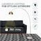 Leisuremod Arco Arched Floor Lamp 75.6in Height with White Round Marble Base and Metal Dome Lamp Shade, Gold ALWH-BGG-13GG - alternate 9