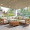 Alaterre Furniture Barton Weather-Resistant  Set of 2 Outdoor Patio Furniture Set, Outdoor Sectional, Lift Top Table 80-OUTD-WD-SECT-S1 - alternate 11