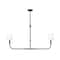 Z-Lite Tova Matte Black 2 Light Linear Chandelier 3049-42L-MB - alternate 8